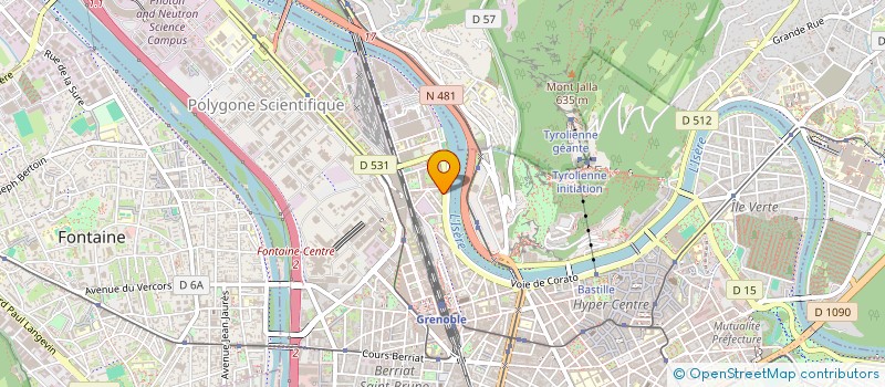 localisation de l'entreprise MONSIEUR ROBIN GASSIER  GRENOBLE