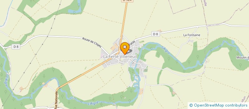 localisation de l'entreprise MONSIEUR ROBIN GATEAU à CLOYES-LES-TROIS-RIVIERES