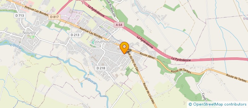 localisation de l'entreprise MONSIEUR ROBIN GERBER  SOUMOULOU