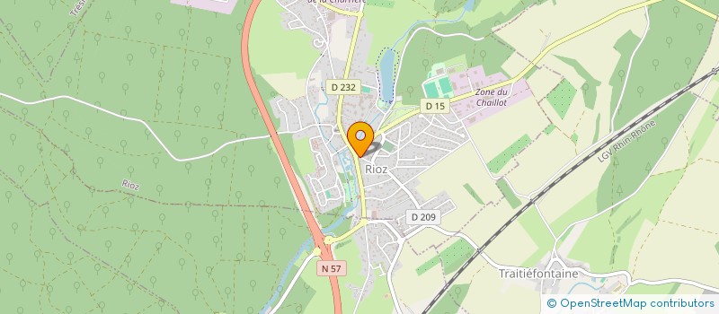 localisation de l'entreprise MONSIEUR ROBIN GEVREY à RIOZ