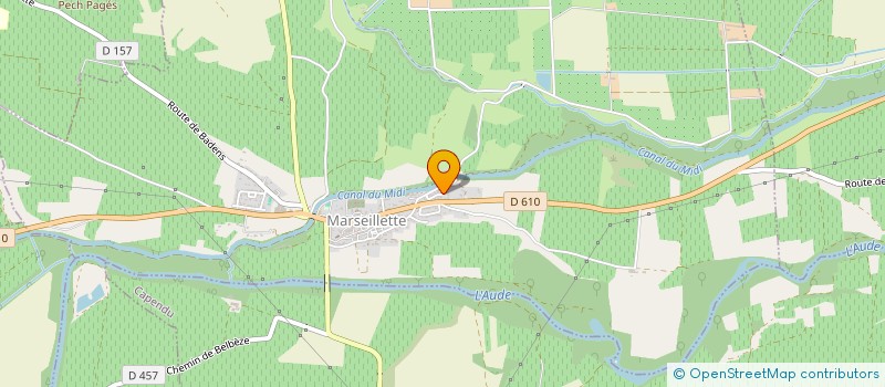 localisation de l'entreprise MONSIEUR ROBIN GIACHETTI  MARSEILLETTE