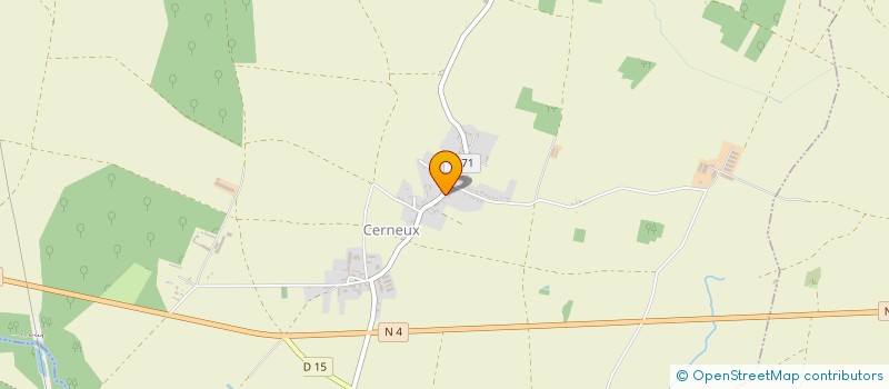 localisation de l'entreprise MONSIEUR ROBIN GIROUX  CERNEUX