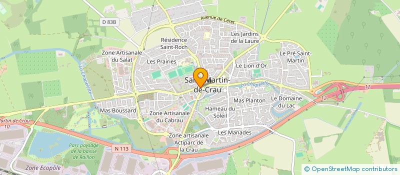 localisation de l'entreprise MONSIEUR ROBIN GOMBERT à SAINT-MARTIN-DE-CRAU