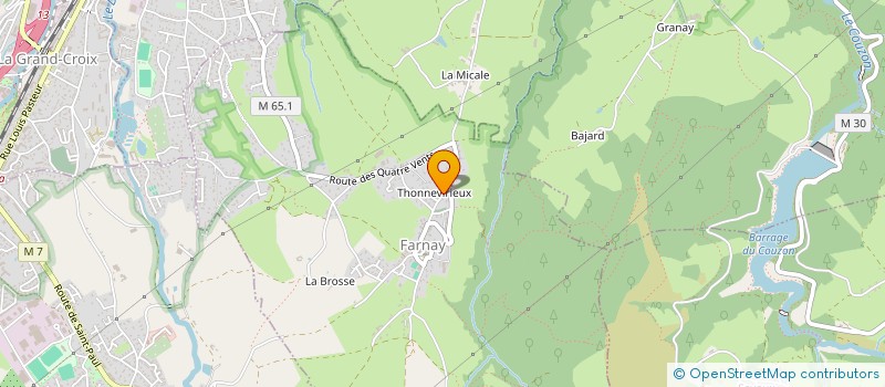 localisation de l'entreprise MONSIEUR ROBIN GOMEZ  FARNAY