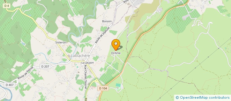 localisation de l'entreprise MONSIEUR ROBIN GONZALEZ-OCIO  LABLACHERE