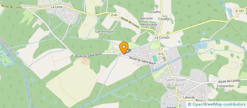 localisation de l'entreprise MONSIEUR ROBIN GOSSELIN  SAINT-JULIEN-EN-BORN