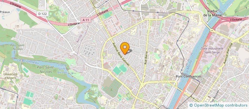 localisation de l'entreprise MONSIEUR ROBIN GOUY à ANGERS