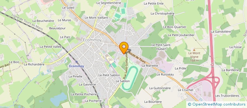 localisation de l'entreprise MONSIEUR ROBIN GRANDER  ECOMMOY