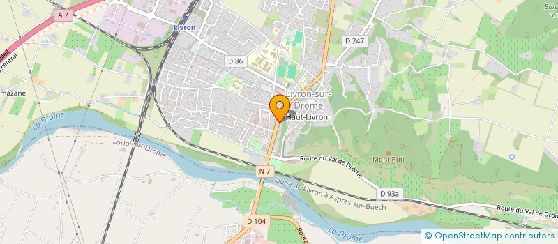 localisation de l'entreprise MONSIEUR ROBIN GRENIER  LIVRON-SUR-DROME