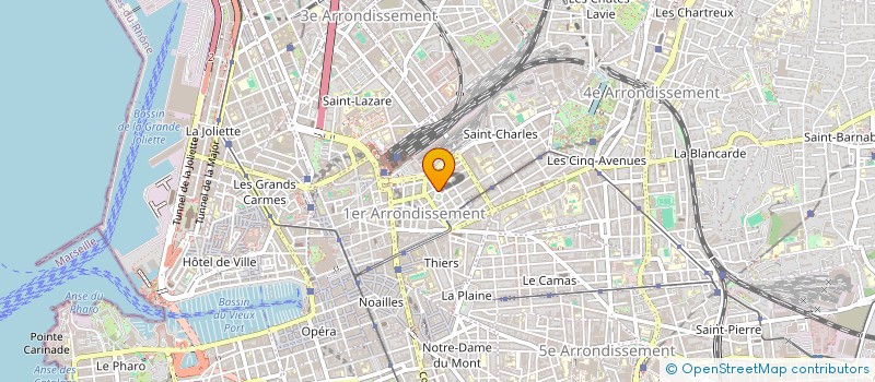 localisation de l'entreprise MONSIEUR ROBIN GROSJEAN à MARSEILLE