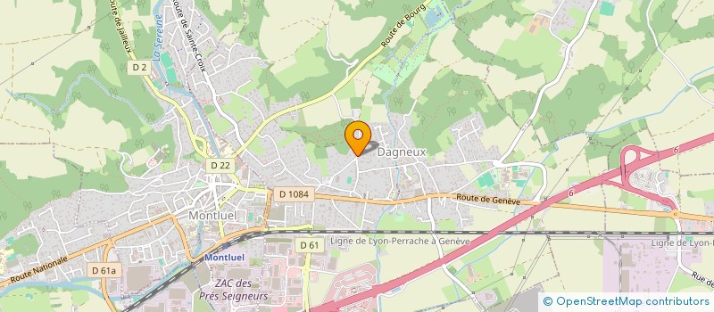 localisation de l'entreprise MONSIEUR ROBIN GUDEFIN à DAGNEUX