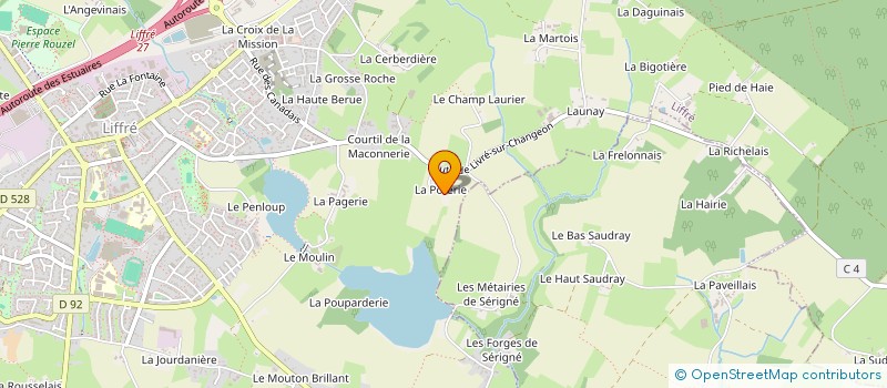 localisation de l'entreprise MONSIEUR ROBIN GUILHOU à LIFFRE