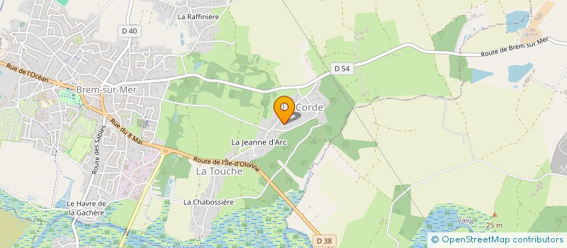 localisation de l'entreprise MONSIEUR ROBIN GUILLAUME à BREM-SUR-MER