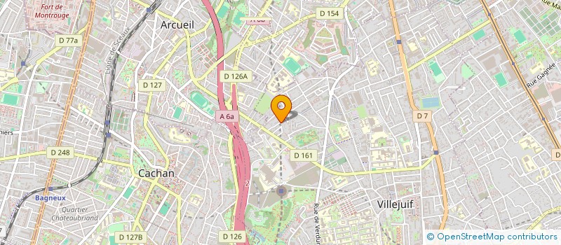 localisation de l'entreprise MONSIEUR ROBIN GUYTARD  VILLEJUIF