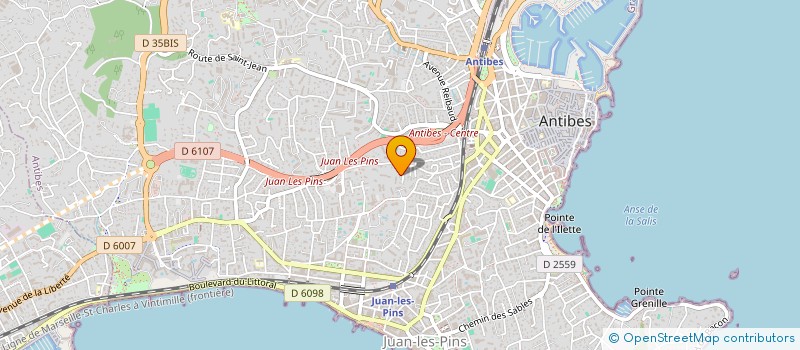 localisation de l'entreprise MONSIEUR ROBIN HAYOT  ANTIBES