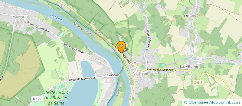 localisation de l'entreprise MONSIEUR ROBIN HAYOT  VETHEUIL