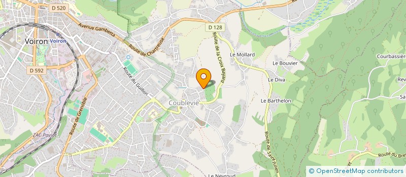 localisation de l'entreprise MONSIEUR ROBIN HERVET  COUBLEVIE