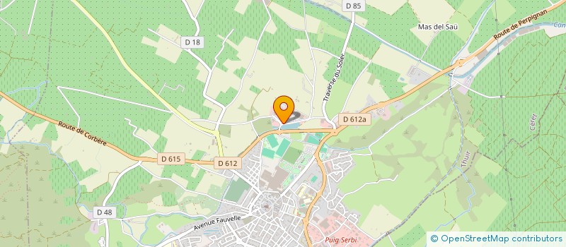 localisation de l'entreprise MONSIEUR ROBIN HOUSSAIN  THUIR