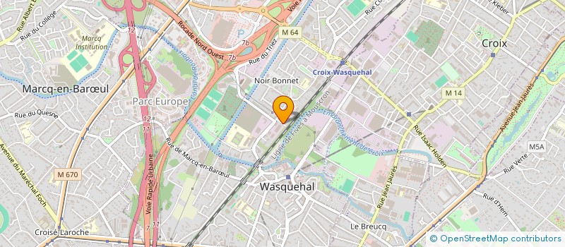 localisation de l'entreprise MONSIEUR ROBIN HUGER à WASQUEHAL