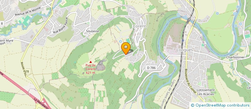 localisation de l'entreprise MONSIEUR ROBIN HUGON  CORENT