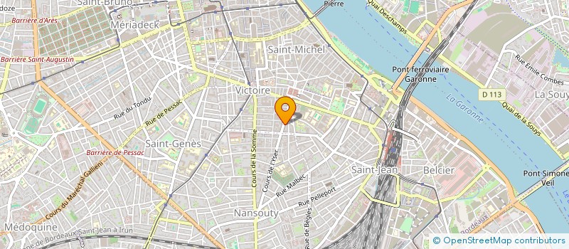 localisation de l'entreprise MONSIEUR ROBIN INSERGUET  BORDEAUX