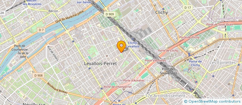 localisation de l'entreprise MONSIEUR ROBIN JEANT à LEVALLOIS-PERRET