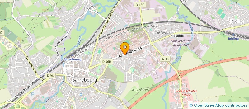 localisation de l'entreprise MONSIEUR ROBIN JOLY  SARREBOURG