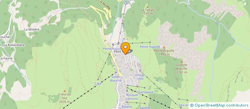 localisation de l'entreprise MONSIEUR ROBIN JOUFFREY  LES DEUX ALPES