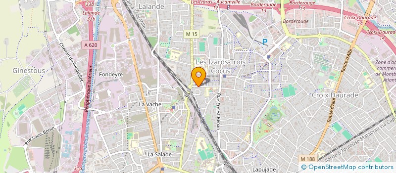 localisation de l'entreprise MONSIEUR ROBIN KEBAILI  TOULOUSE