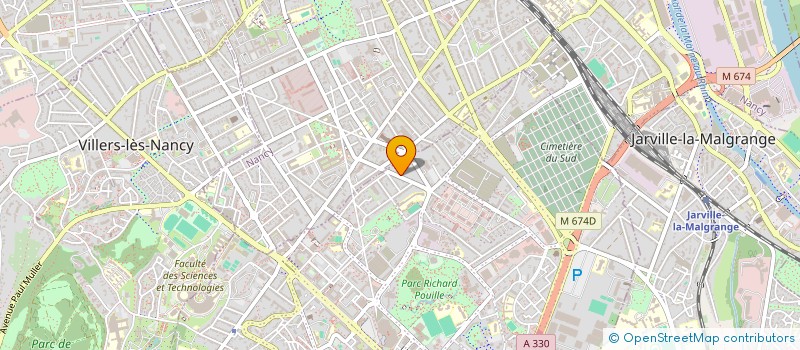 localisation de l'entreprise MONSIEUR ROBIN KOEBERLE  VANDUVRE-LES-NANCY