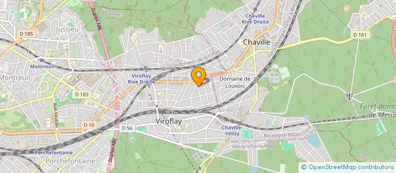 localisation de l'entreprise MONSIEUR ROBIN KOWALICZEK  VIROFLAY