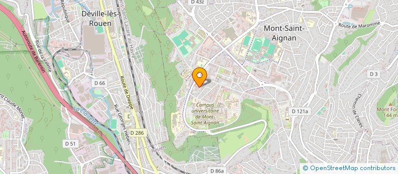 localisation de l'entreprise MONSIEUR ROBIN LACOULONCHE  MONT-SAINT-AIGNAN