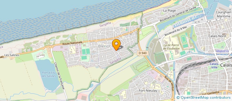 localisation de l'entreprise MONSIEUR ROBIN LAFFINEUR  SANGATTE