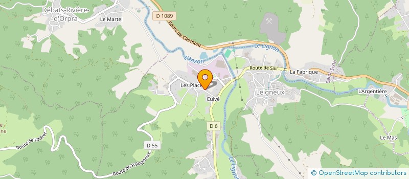 localisation de l'entreprise MONSIEUR ROBIN LAFOND  SAIL-SOUS-COUZAN