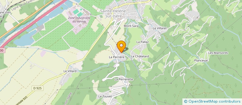 localisation de l'entreprise MONSIEUR ROBIN LALICHE  SAINTE-HELENE-SUR-ISERE