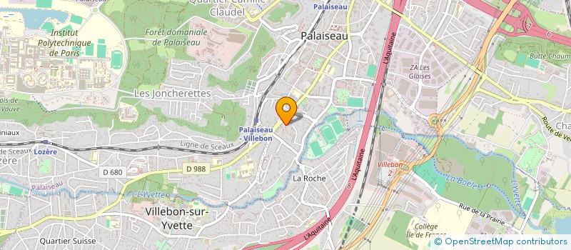 localisation de l'entreprise MONSIEUR ROBIN LANGE  PALAISEAU