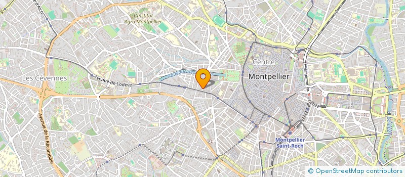 localisation de l'entreprise MONSIEUR ROBIN LANGLET  MONTPELLIER