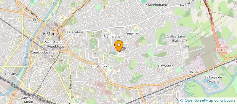 localisation de l'entreprise MONSIEUR ROBIN LATOUR  LE MANS