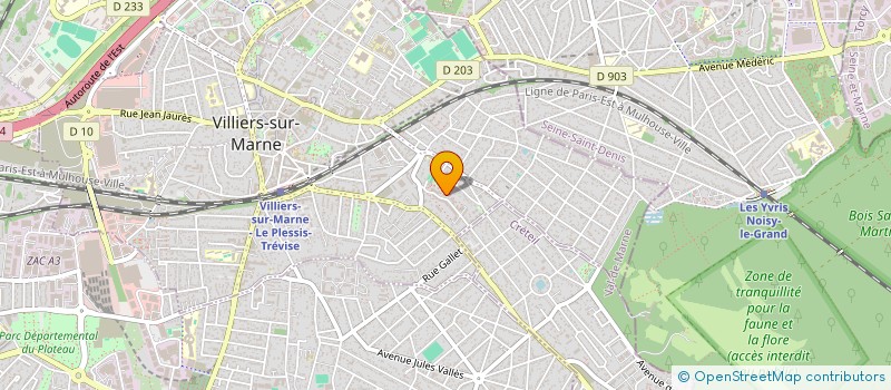 localisation de l'entreprise MONSIEUR ROBIN LEBOUGRE  VILLIERS-SUR-MARNE