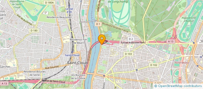 localisation de l'entreprise MONSIEUR ROBIN LECHELLE à BOULOGNE BILLANCOURT