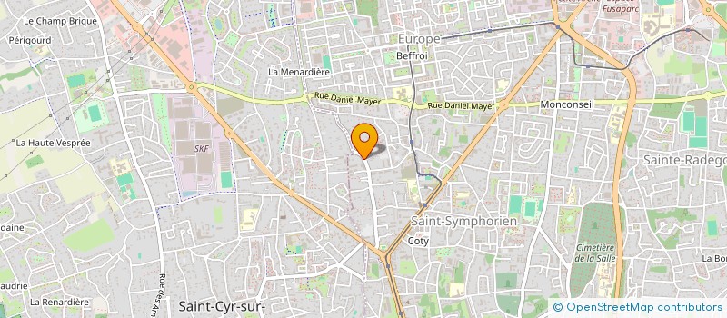 localisation de l'entreprise MONSIEUR ROBIN LECOMTE  TOURS