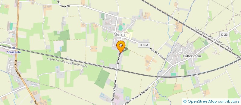 localisation de l'entreprise MONSIEUR ROBIN LEGRAND  MERRIS