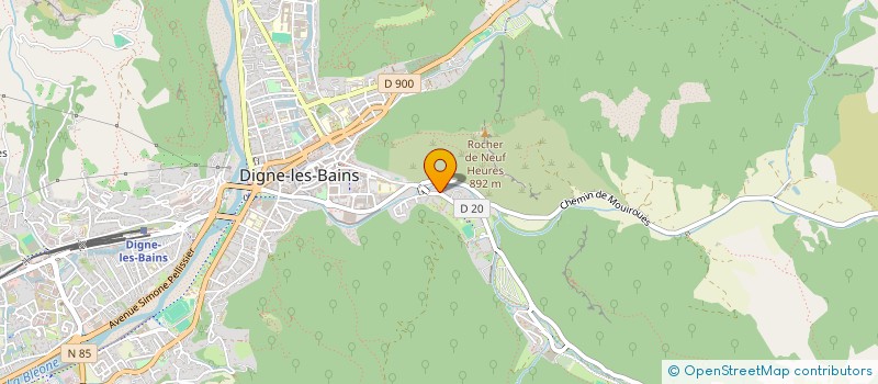 localisation de l'entreprise MONSIEUR ROBIN LEROY  DIGNE-LES-BAINS