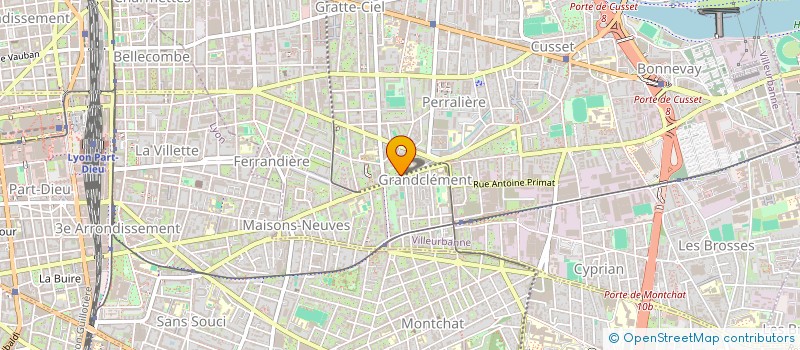 localisation de l'entreprise MONSIEUR ROBIN LEROY  VILLEURBANNE