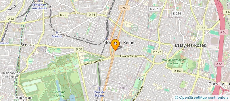 localisation de l'entreprise MONSIEUR ROBIN LESIOURD à BOURG-LA-REINE