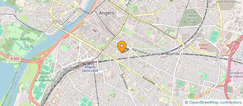 localisation de l'entreprise MONSIEUR ROBIN MACKPAYEN à ANGERS