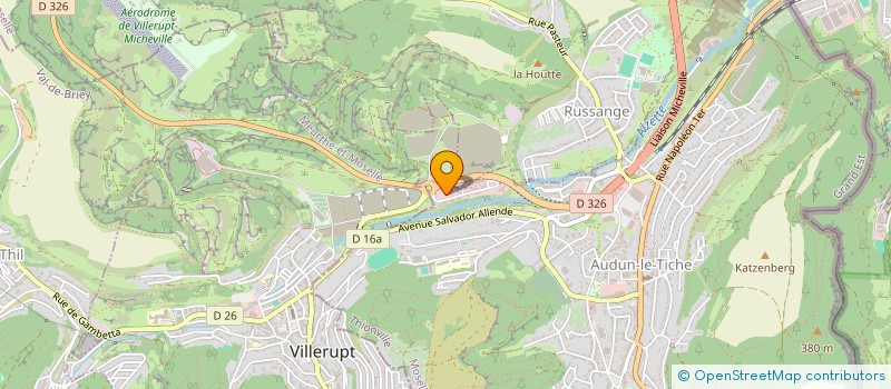 localisation de l'entreprise MONSIEUR ROBIN MADIER à AUDUN-LE-TICHE