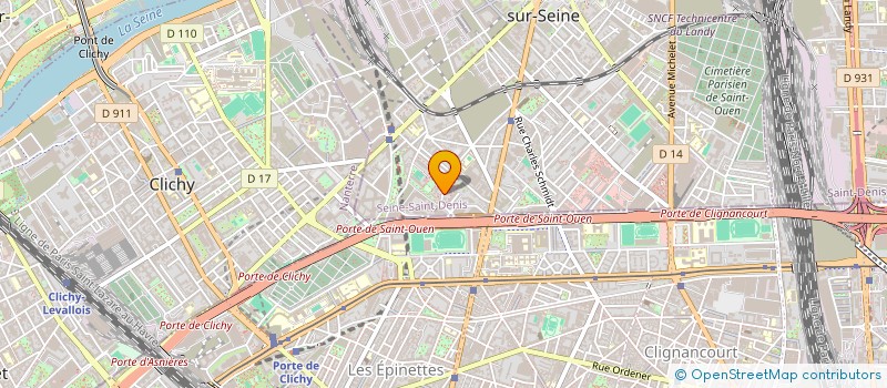 localisation de l'entreprise MONSIEUR ROBIN MARGERIN à SAINT-OUEN-SUR-SEINE