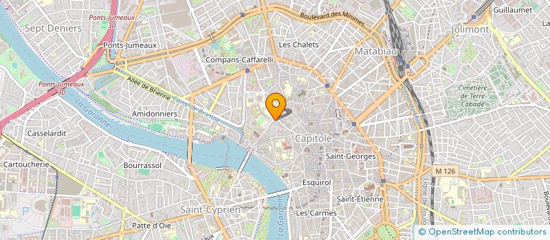 localisation de l'entreprise MONSIEUR ROBIN MARGERIN  TOULOUSE