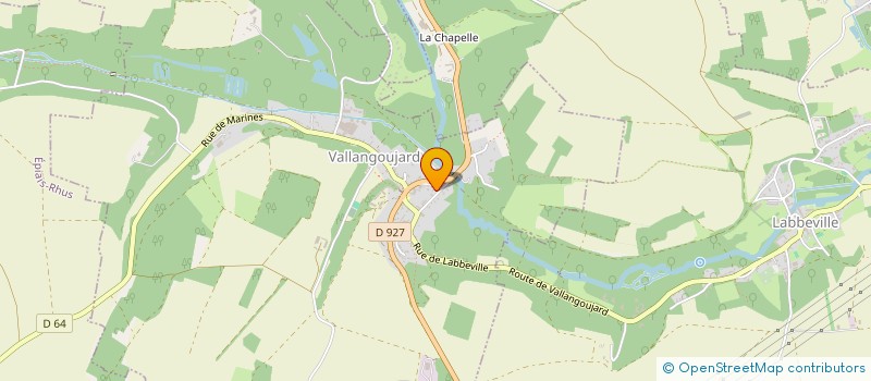 localisation de l'entreprise MONSIEUR ROBIN MARQUIS  VALLANGOUJARD